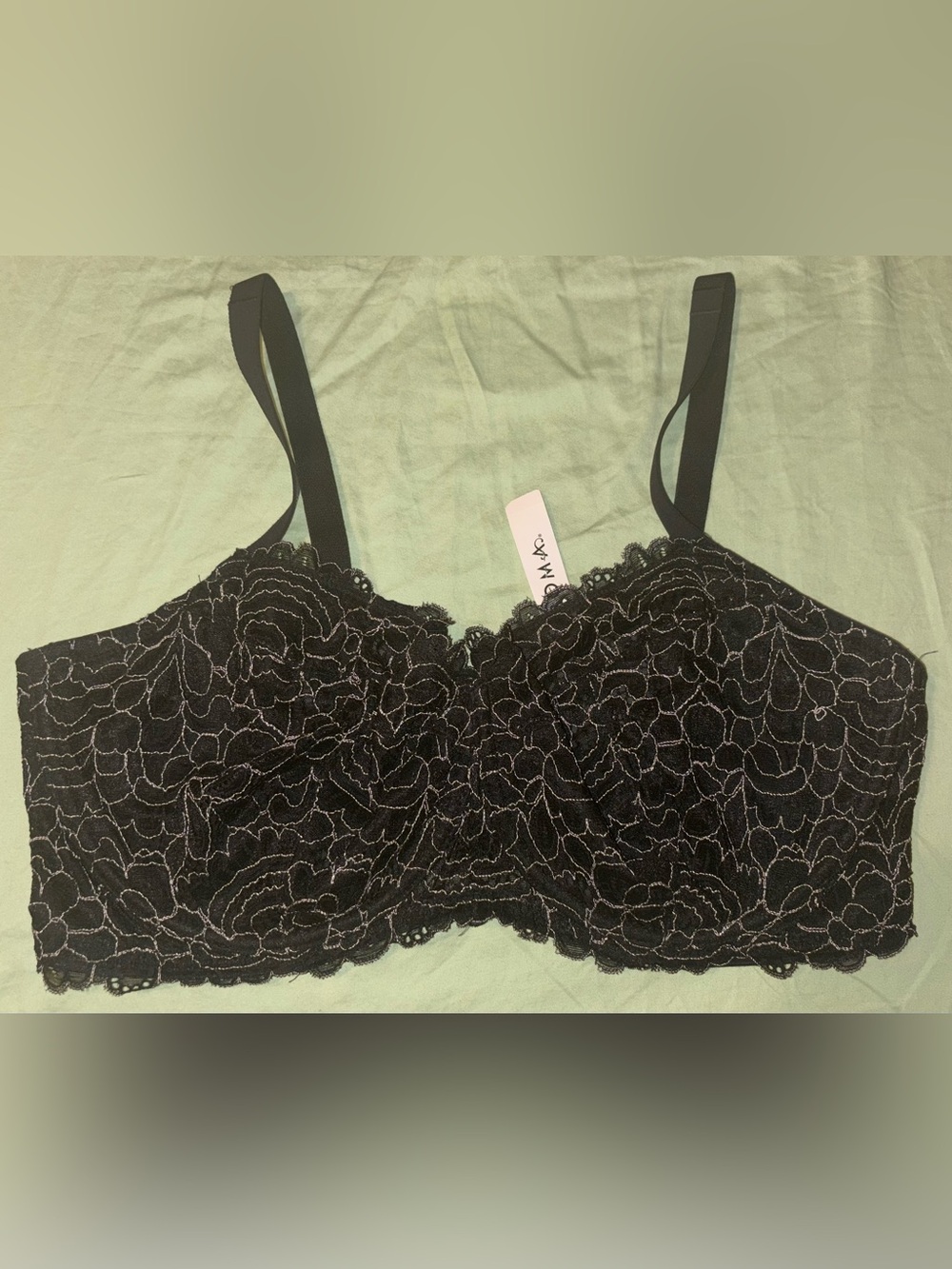 Soma Balconette Unlined Bra w/ Lace in Size 38G NWT